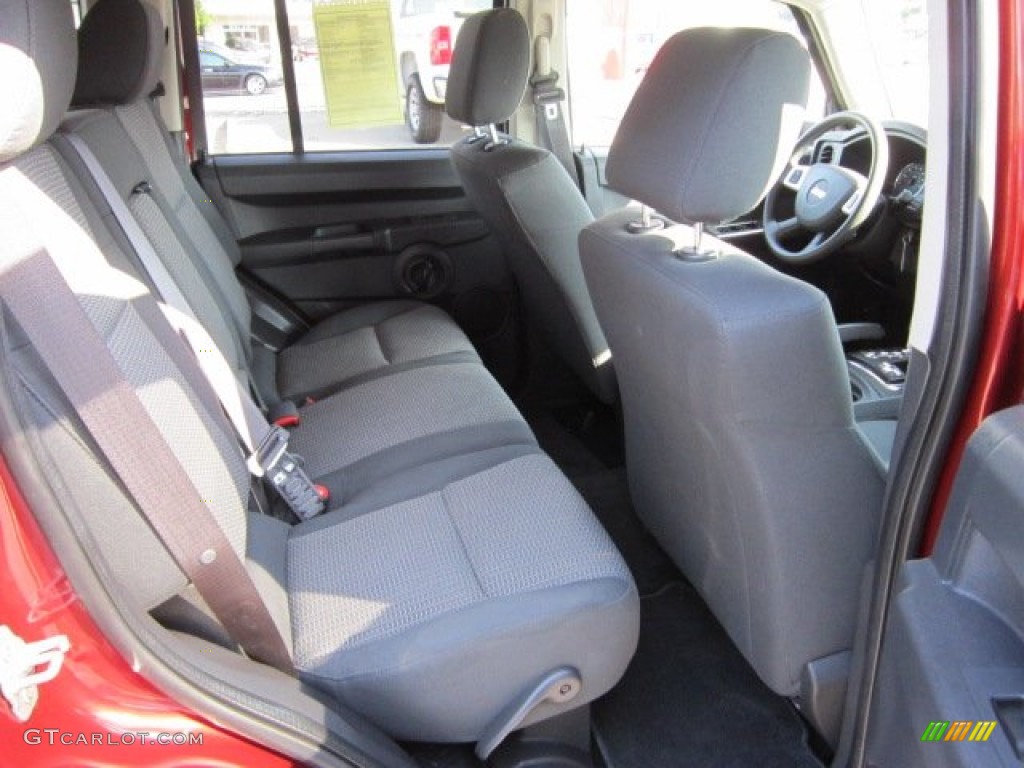 Dark Slate Gray Interior 2008 Jeep Commander Sport 4x4 Photo #50869496