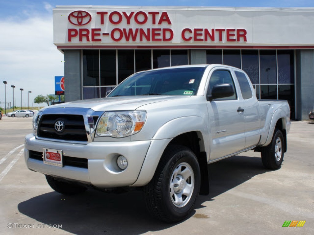 2007 Tacoma V6 PreRunner Access Cab - Silver Streak Mica / Graphite Gray photo #1