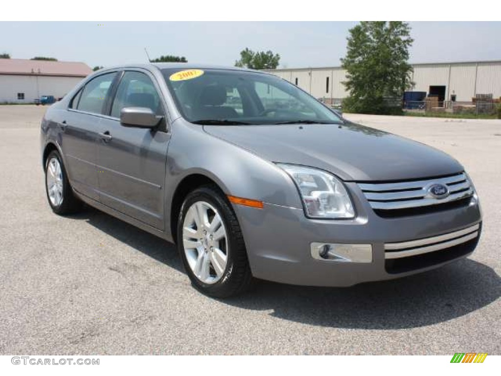 2007 Fusion SEL V6 AWD - Tungsten Grey Metallic / Charcoal Black photo #3
