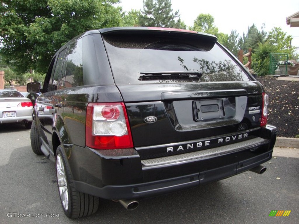 Santorini Black 2009 Land Rover Range Rover Sport Supercharged Exterior Photo #50872327