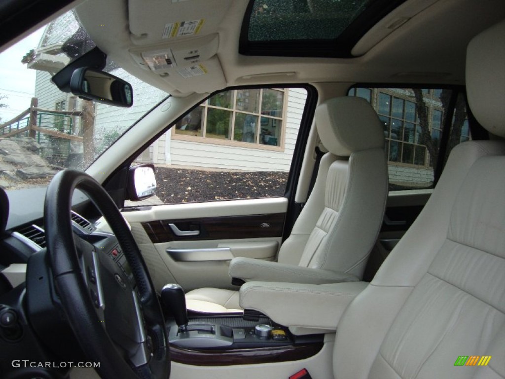 Ivory/Ebony Interior 2009 Land Rover Range Rover Sport Supercharged Photo #50872543