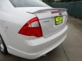 2011 White Platinum Tri-Coat Ford Fusion Sport  photo #25