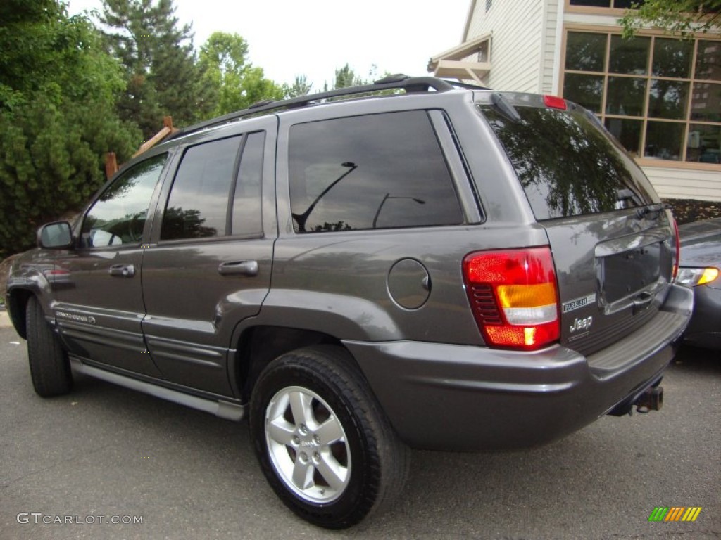 2003 Grand Cherokee Overland 4x4 - Graphite Metallic / Dark Slate Gray/Light Slate Gray photo #4