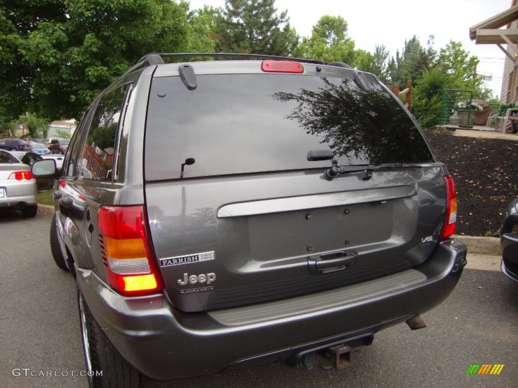 2003 Grand Cherokee Overland 4x4 - Graphite Metallic / Dark Slate Gray/Light Slate Gray photo #5
