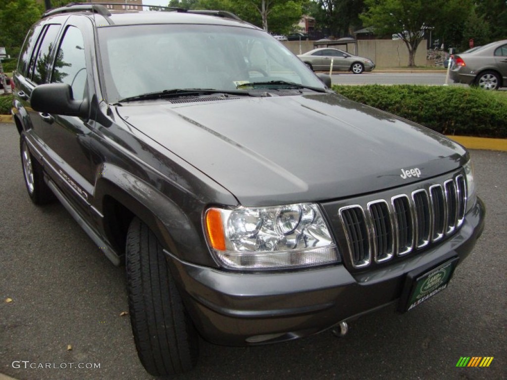 2003 Grand Cherokee Overland 4x4 - Graphite Metallic / Dark Slate Gray/Light Slate Gray photo #11
