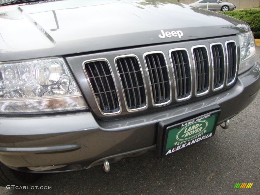 2003 Grand Cherokee Overland 4x4 - Graphite Metallic / Dark Slate Gray/Light Slate Gray photo #12