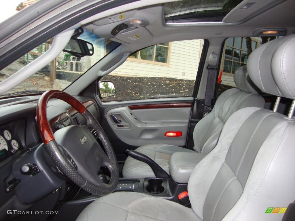 2003 Grand Cherokee Overland 4x4 - Graphite Metallic / Dark Slate Gray/Light Slate Gray photo #16