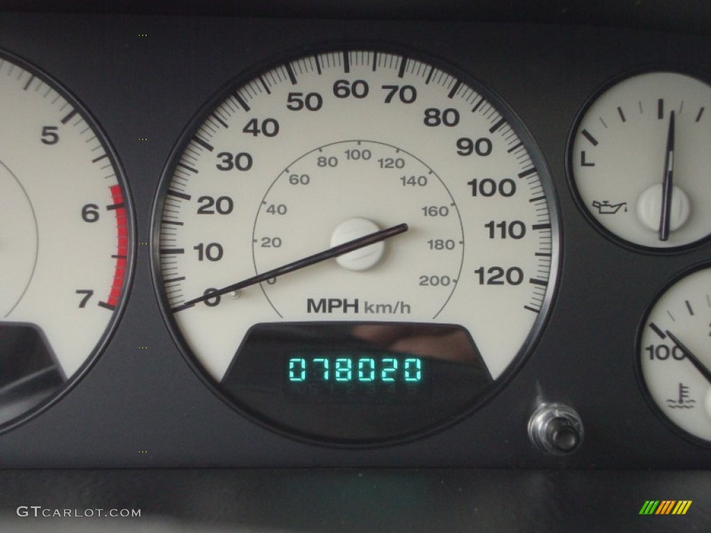 2003 Grand Cherokee Overland 4x4 - Graphite Metallic / Dark Slate Gray/Light Slate Gray photo #20