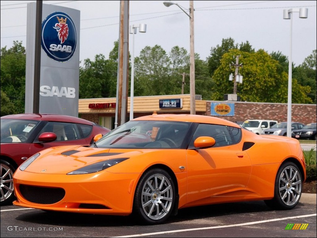 Chrome Orange 2011 Lotus Evora Coupe Exterior Photo #50874022