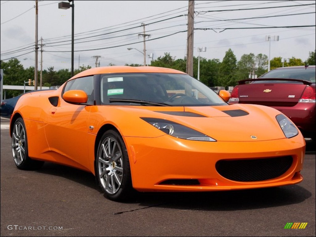 Chrome Orange 2011 Lotus Evora Coupe Exterior Photo #50874040
