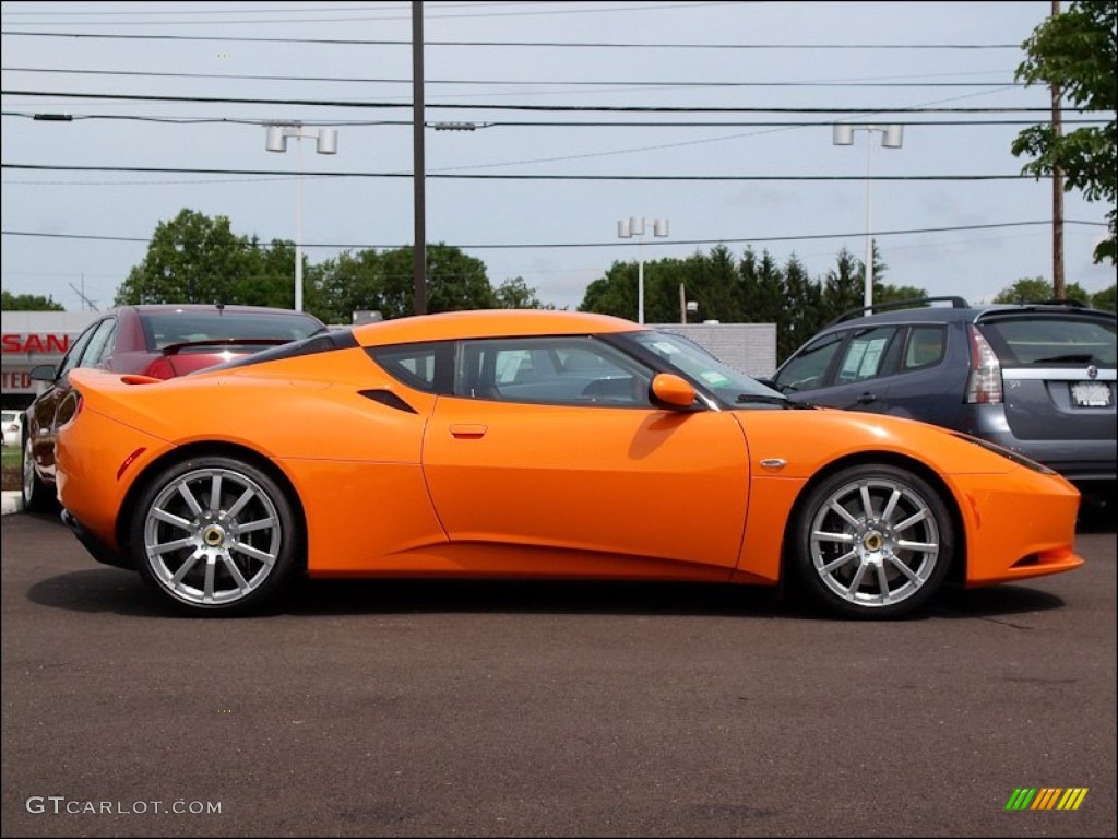 Chrome Orange 2011 Lotus Evora Coupe Exterior Photo #50874055