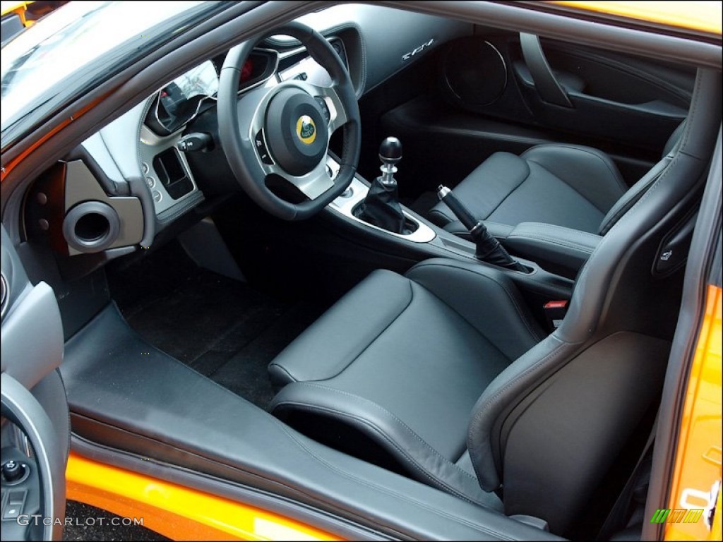 Black Interior 2011 Lotus Evora Coupe Photo #50874085