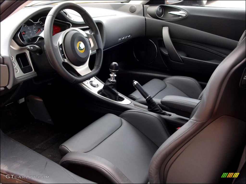 Black Interior 2011 Lotus Evora Coupe Photo #50874109