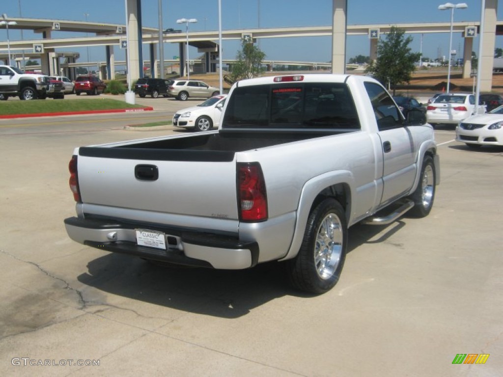 2006 Silverado 1500 LS Regular Cab - Silver Birch Metallic / Dark Charcoal photo #5