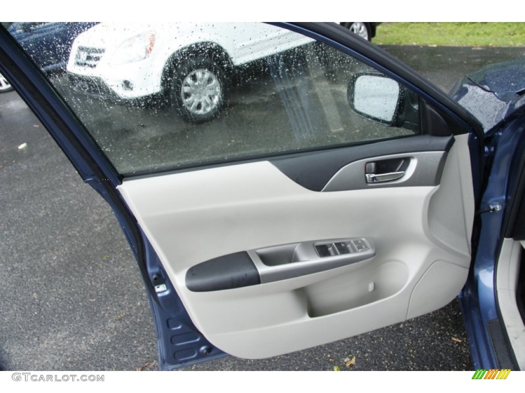 2010 Subaru Impreza 2.5i Sedan Ivory Door Panel Photo #50874496