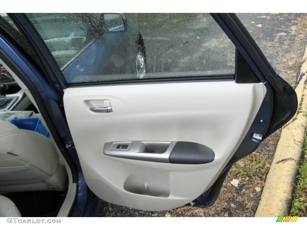 2010 Subaru Impreza 2.5i Sedan Ivory Door Panel Photo #50874589