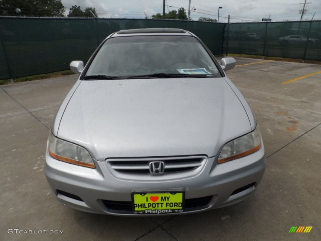 2001 Accord EX Coupe - Satin Silver Metallic / Charcoal photo #8