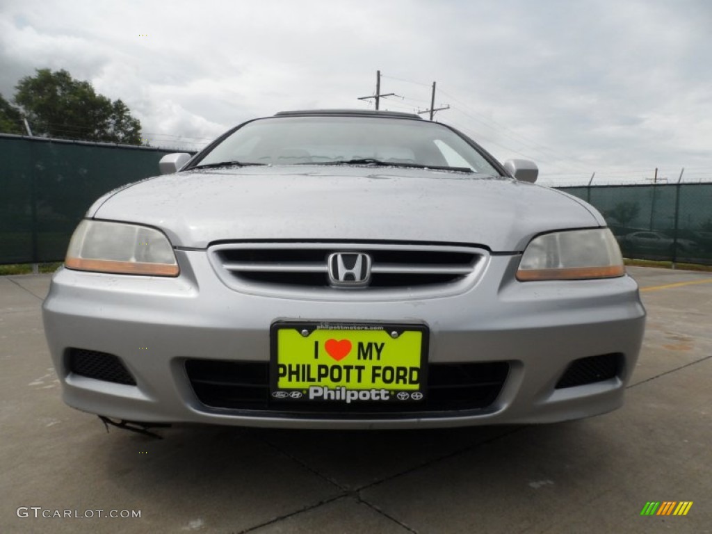 2001 Accord EX Coupe - Satin Silver Metallic / Charcoal photo #9