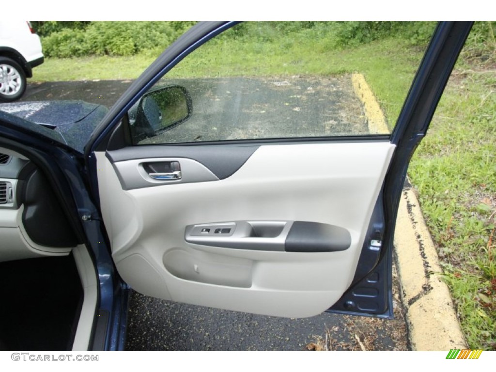 2010 Subaru Impreza 2.5i Sedan Ivory Door Panel Photo #50874622