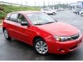 2008 Lightning Red Subaru Impreza 2.5i Wagon  photo #3