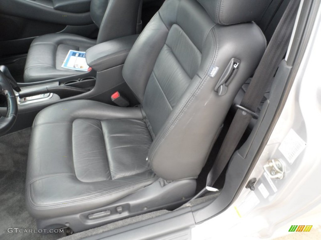 2001 Accord EX Coupe - Satin Silver Metallic / Charcoal photo #32