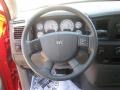 Medium Slate Gray 2008 Dodge Ram 1500 SXT Quad Cab 4x4 Steering Wheel