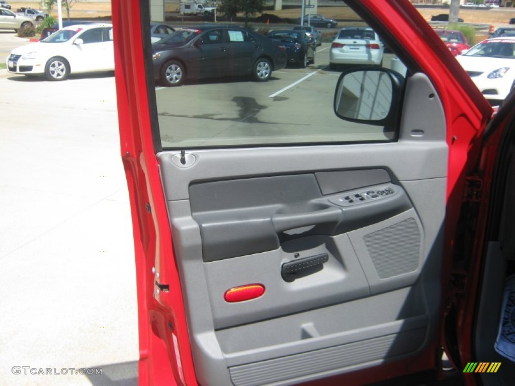 2008 Ram 1500 SXT Quad Cab 4x4 - Flame Red / Medium Slate Gray photo #16