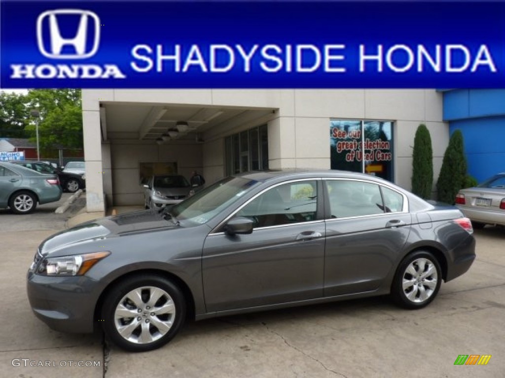 2010 Accord EX Sedan - Polished Metal Metallic / Gray photo #1