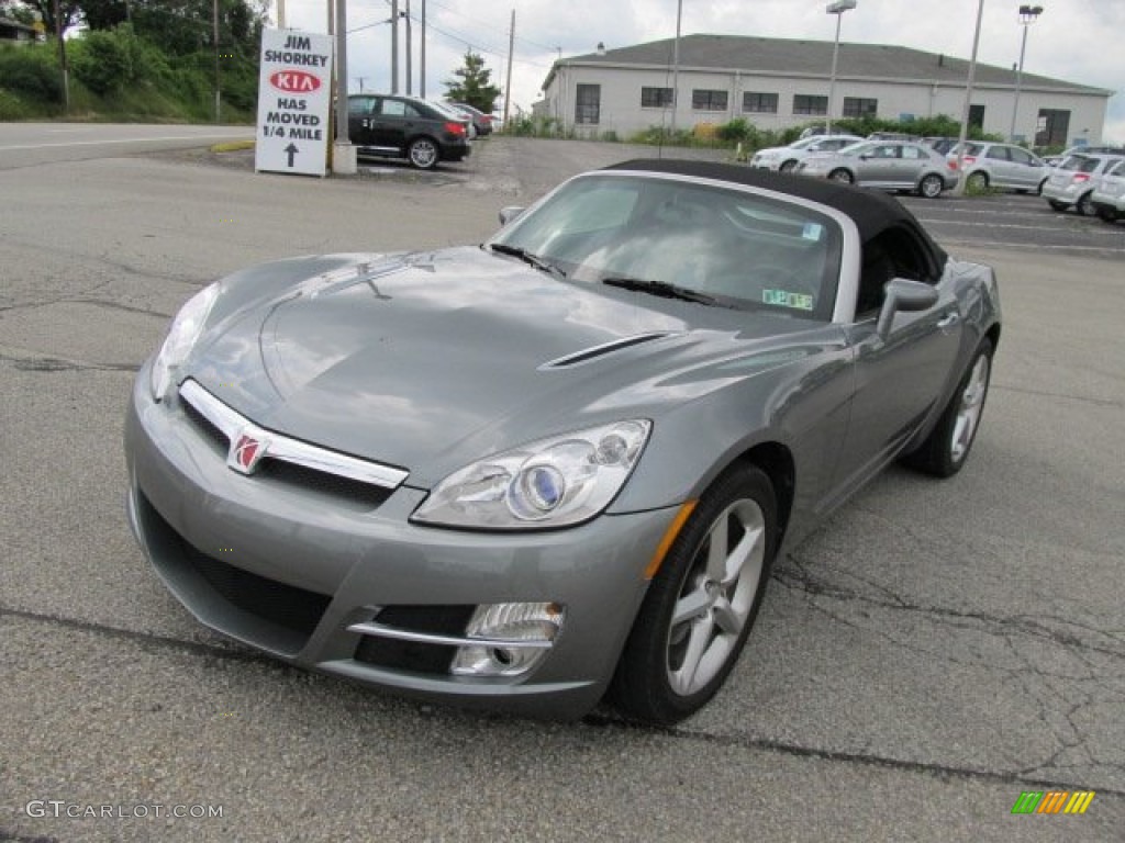 2007 Sky Roadster - Silver Graphite / Black photo #6