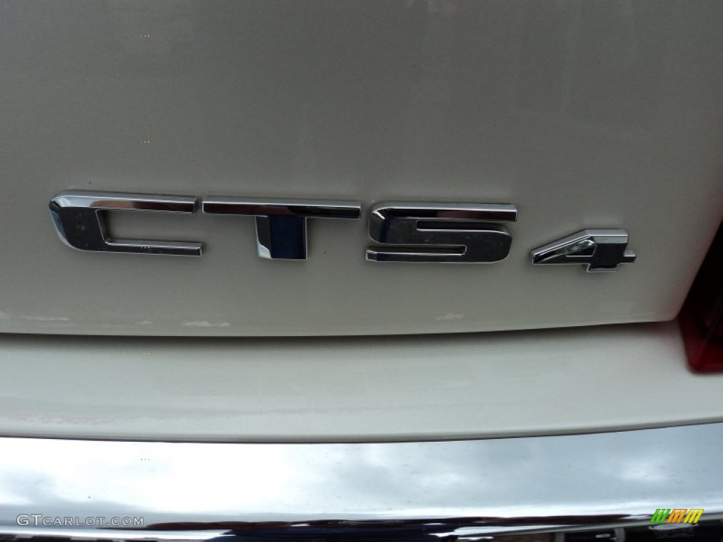 2009 CTS 4 AWD Sedan - White Diamond Tri-Coat / Cashmere/Cocoa photo #4