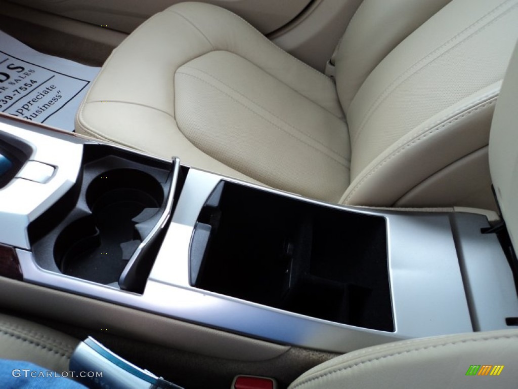 2009 CTS 4 AWD Sedan - White Diamond Tri-Coat / Cashmere/Cocoa photo #18