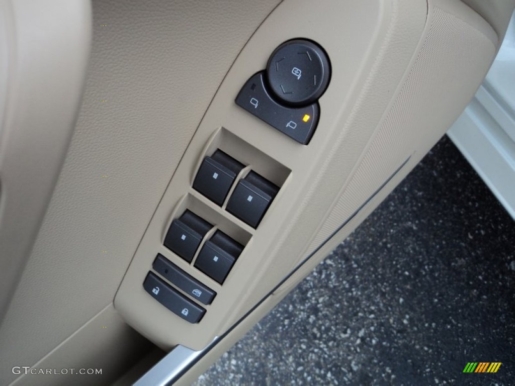 2009 CTS 4 AWD Sedan - White Diamond Tri-Coat / Cashmere/Cocoa photo #22