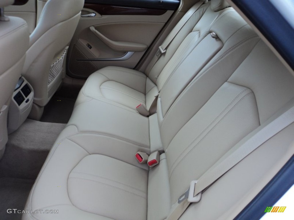 2009 CTS 4 AWD Sedan - White Diamond Tri-Coat / Cashmere/Cocoa photo #24