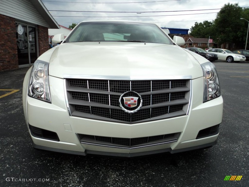 2009 CTS 4 AWD Sedan - White Diamond Tri-Coat / Cashmere/Cocoa photo #33