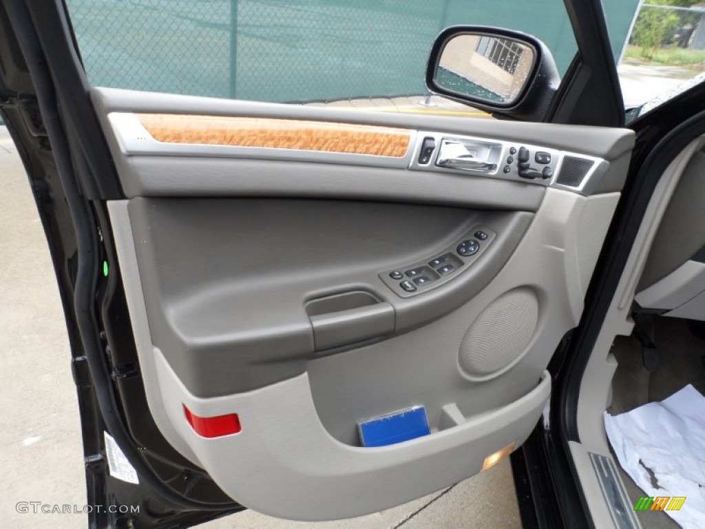 2008 Chrysler Pacifica Limited Pastel Slate Gray Door Panel Photo #50878513
