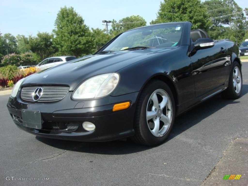 Black 2004 Mercedes-Benz SLK 320 Roadster Exterior Photo #50879038