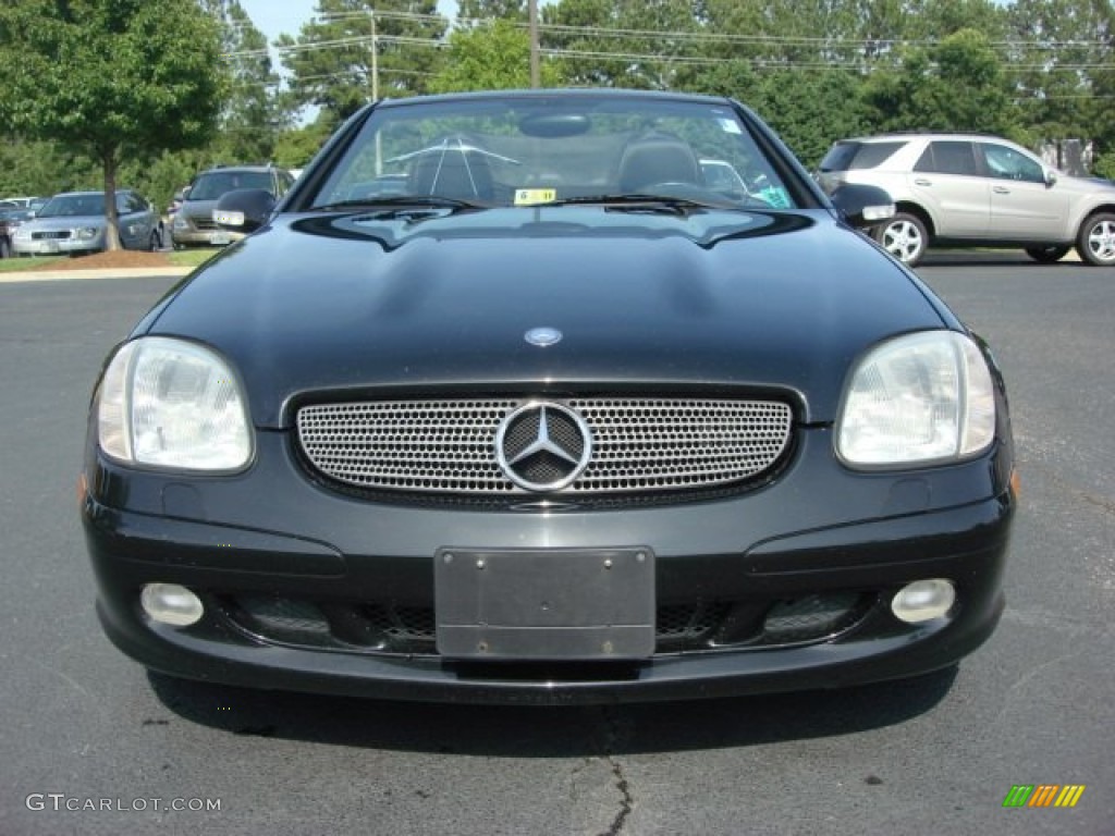 Black 2004 Mercedes-Benz SLK 320 Roadster Exterior Photo #50879158