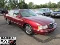 1997 Light Medici Red Metallic Cadillac DeVille Concours  photo #1
