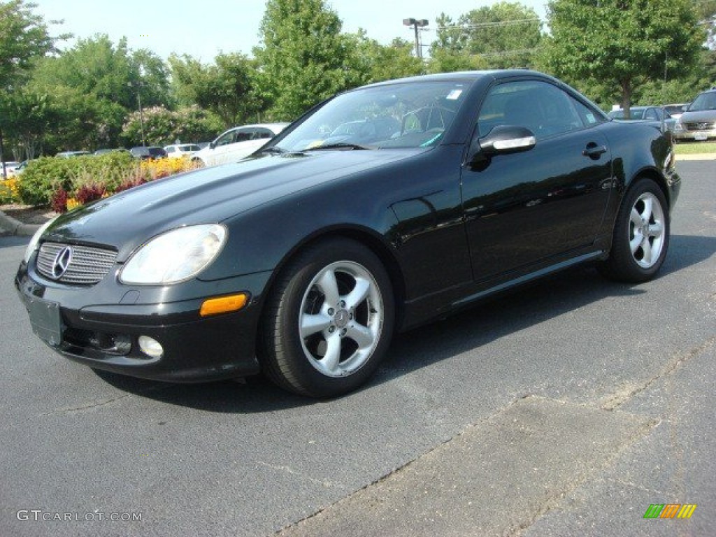 Black 2004 Mercedes-Benz SLK 320 Roadster Exterior Photo #50879350