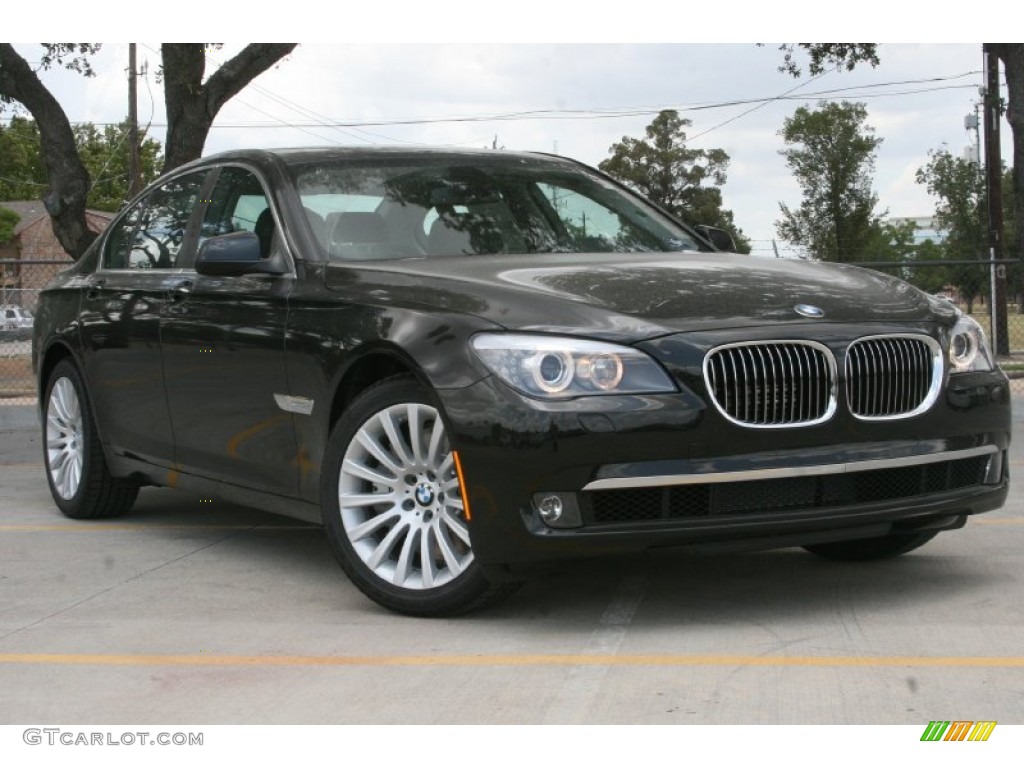 2012 7 Series 750i Sedan - Black Sapphire Metallic / Black photo #1