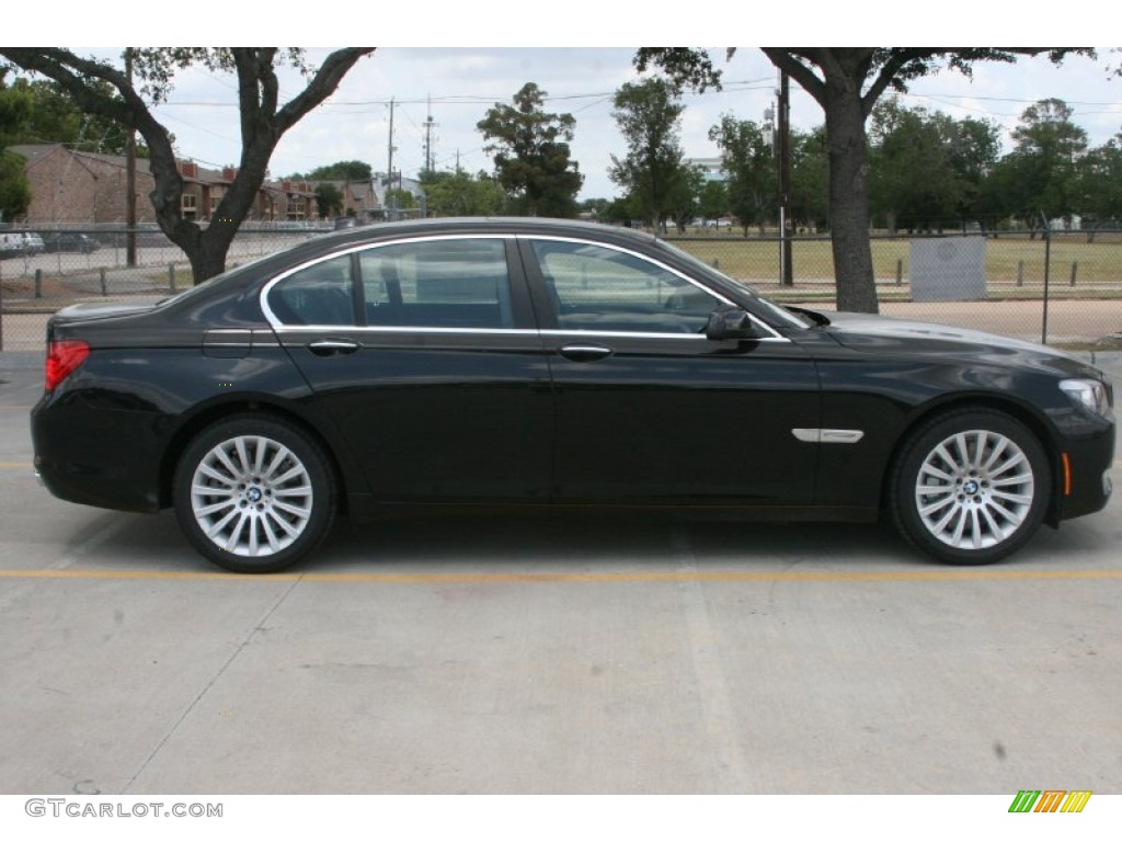 Black Sapphire Metallic 2012 BMW 7 Series 750i Sedan Exterior Photo #50879539