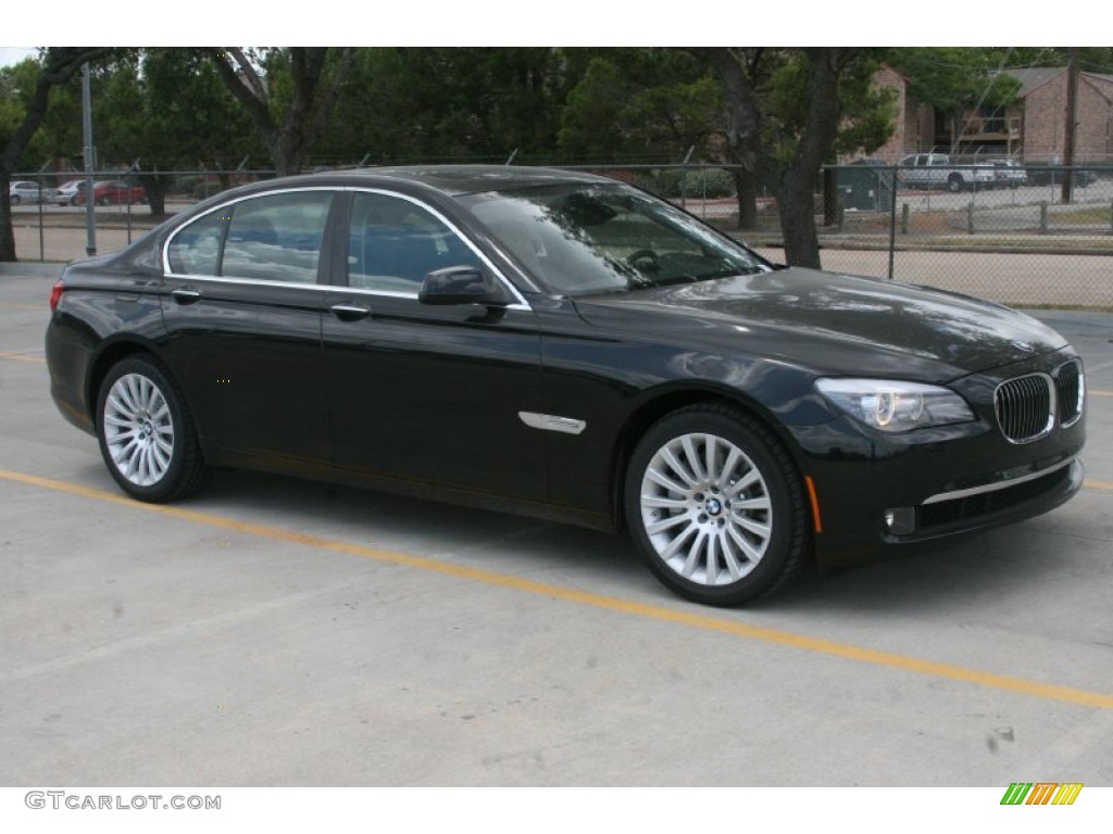 Black Sapphire Metallic 2012 BMW 7 Series 750i Sedan Exterior Photo #50879569