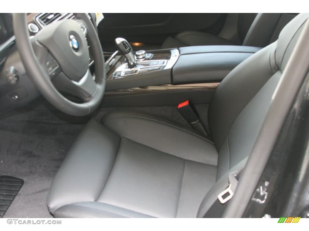 Black Interior 2012 BMW 7 Series 750i Sedan Photo #50879659