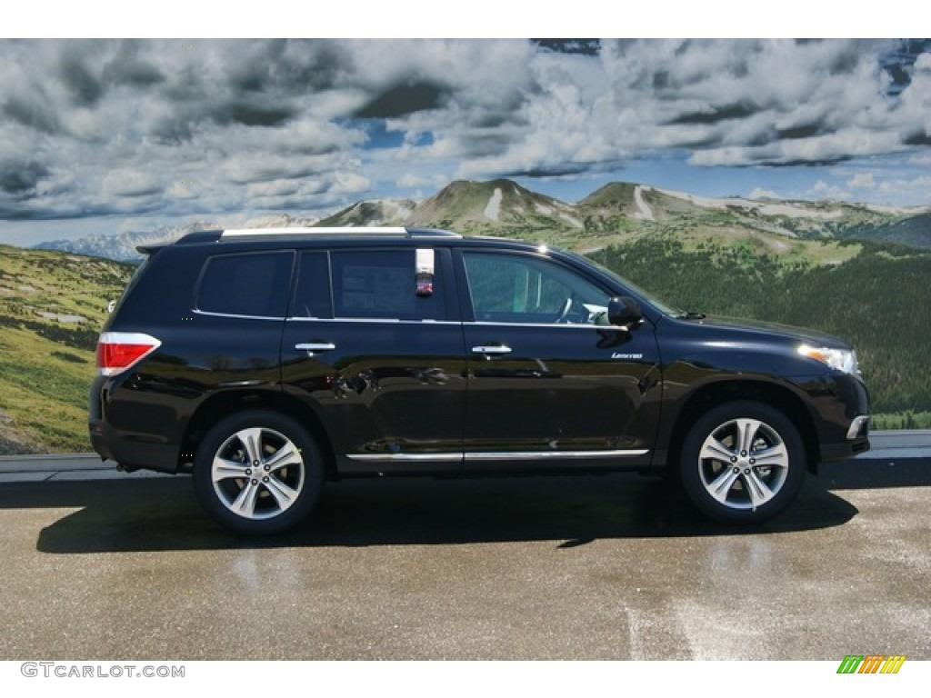 2011 Highlander Limited 4WD - Black / Ash photo #2