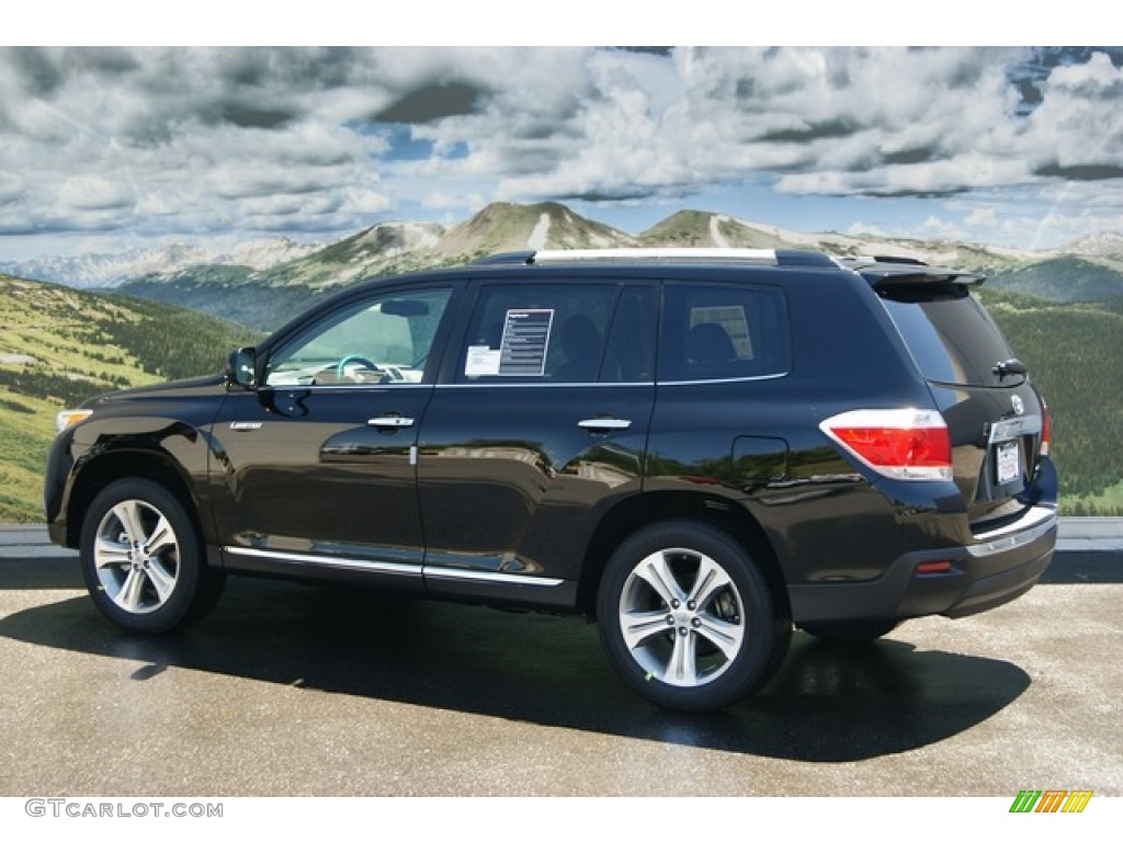 2011 Highlander Limited 4WD - Black / Ash photo #3