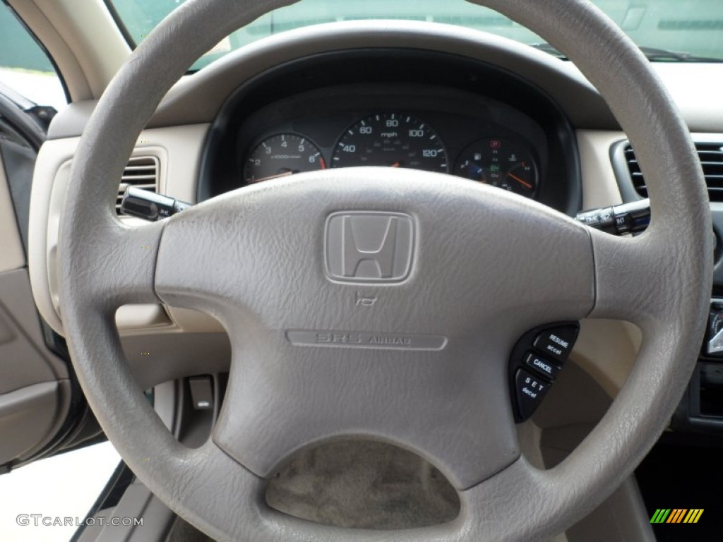 2000 Honda Accord SE Sedan Ivory Steering Wheel Photo #50880202