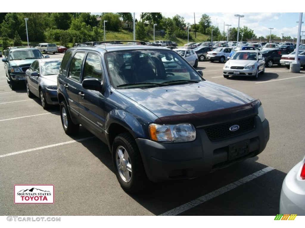 2001 Escape XLS 4WD - Medium Wedgewood Blue Metallic / Medium Graphite Grey photo #1