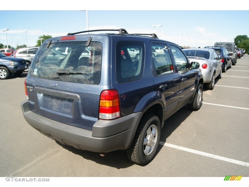 2001 Escape XLS 4WD - Medium Wedgewood Blue Metallic / Medium Graphite Grey photo #2