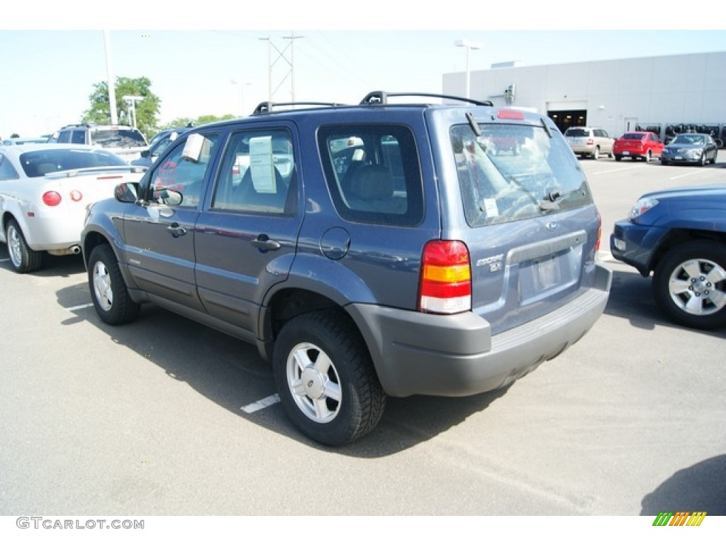 2001 Escape XLS 4WD - Medium Wedgewood Blue Metallic / Medium Graphite Grey photo #3