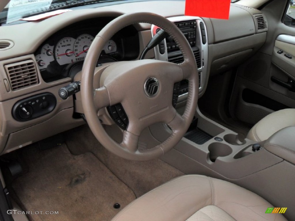 Medium Dark Parchment Interior 2005 Mercury Mountaineer V6 Premier Photo #50881699